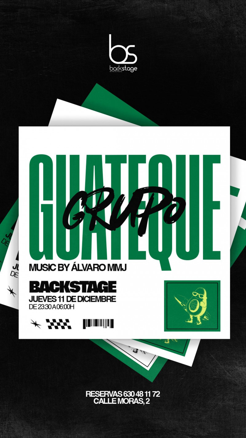 GUATEQUE EN BACKSTAGE